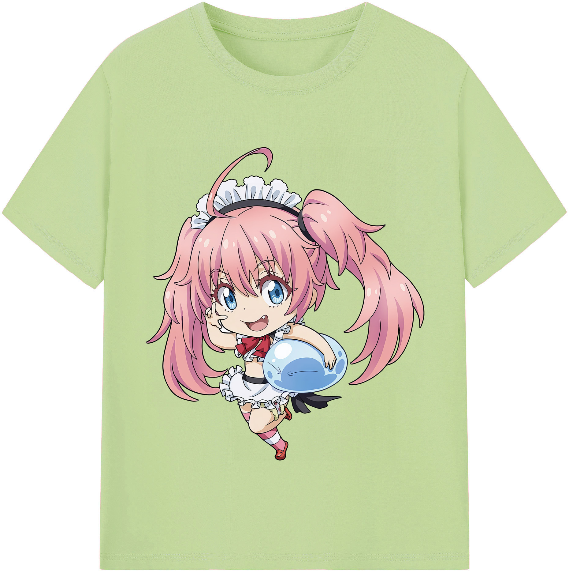 （画像用） 転スラ Regarding Reincarnated to Slime 綿100％半袖Tシャツ（フロントプリント）